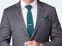 WARM GRAY CHECK SUIT